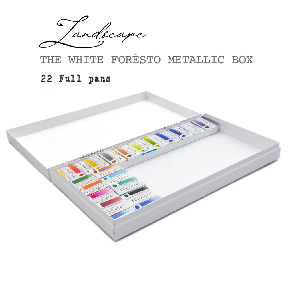 White Forèsto box 22 full pans Landscape