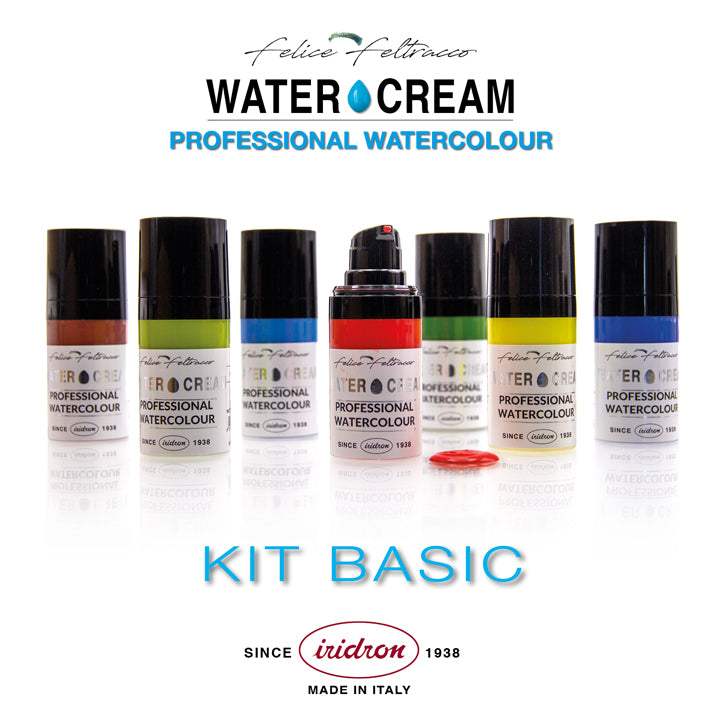 Water Cream airless " Kit Basic" 12 colori