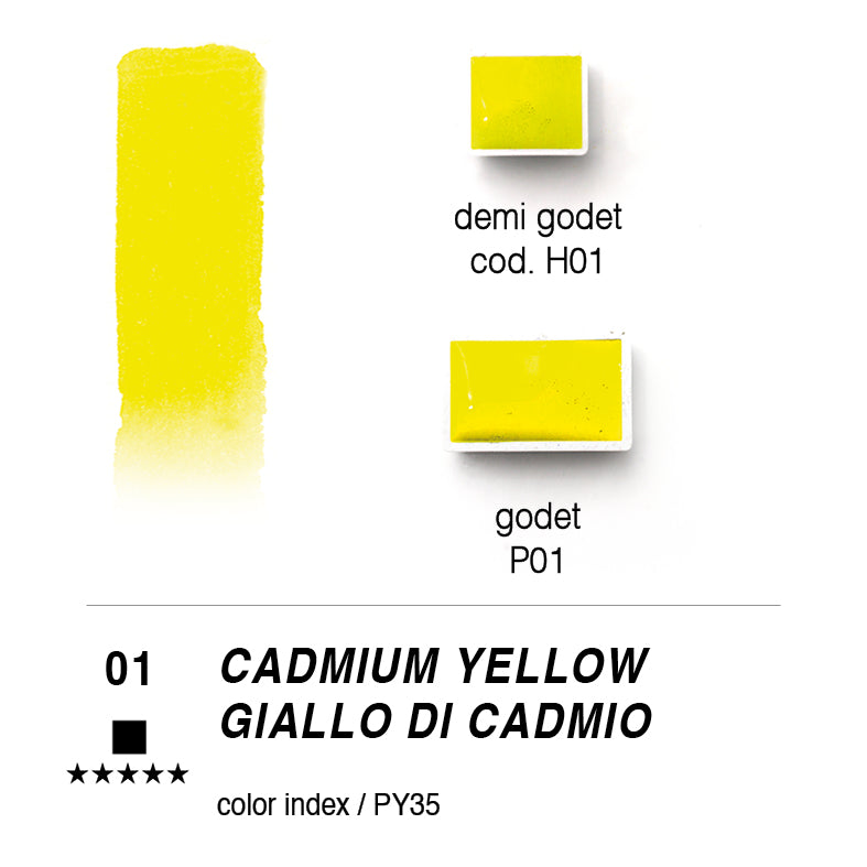 "Watercolours Forèsto" Cadmium Yellow