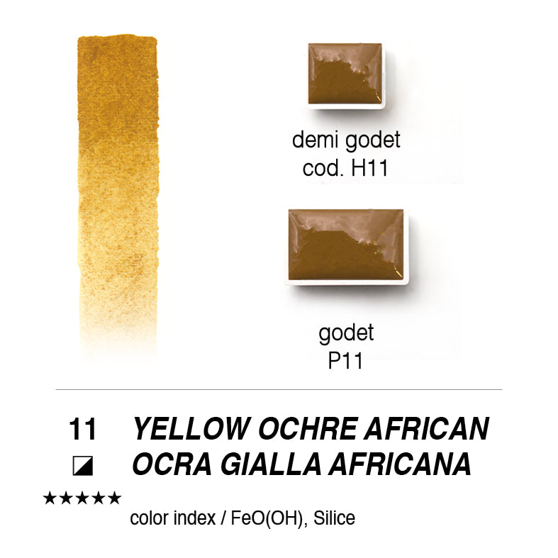 "Forèsto watercolors"African yellow ochre