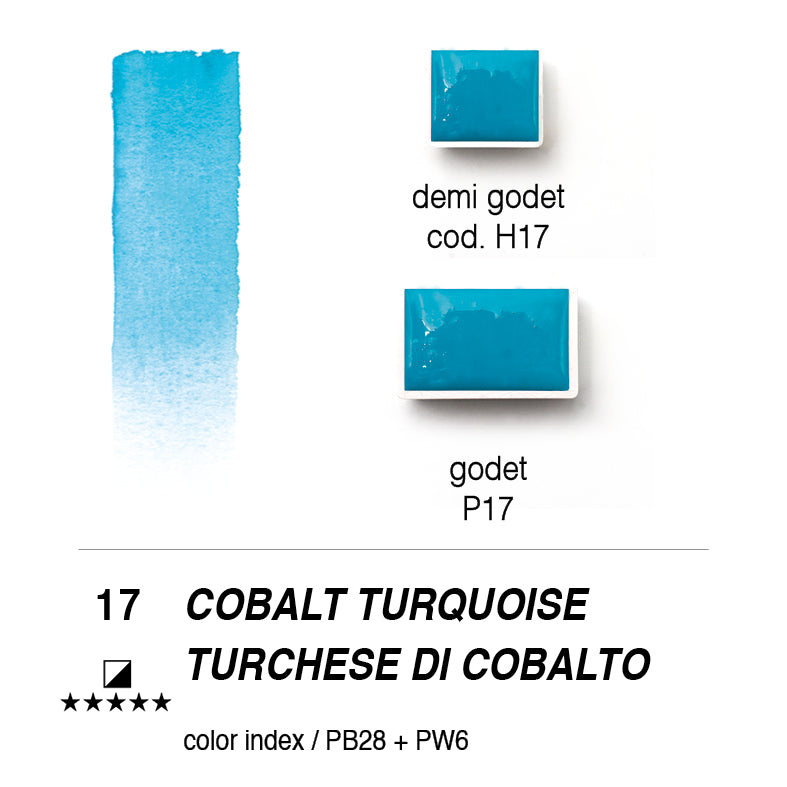 "Forèsto watercolors"Cobalt turquoise