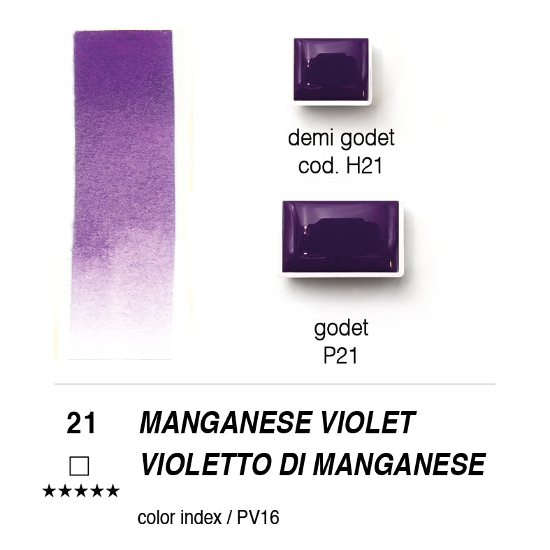"Forèsto Watercolors"Manganese Violet
