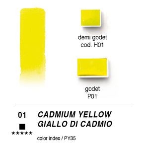 "Watercolours Forèsto" Cadmium Yellow