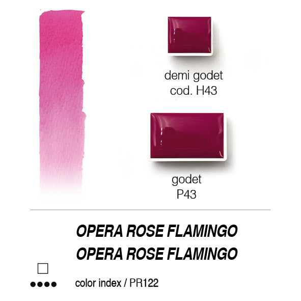 "Acquerelli Forèsto" Opera Rose Flamingo