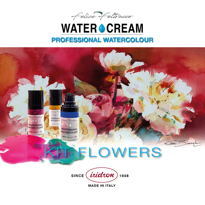 Water cream "set Flowers" 12 color